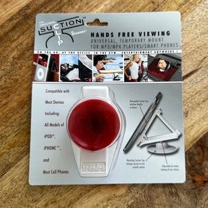 "Hands-Free on the Go: The Dual Suction Cup Cell Phone Mount with Hidden Stand"